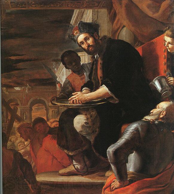 Mattia Preti Pilate Washing his Hands Germany oil painting art